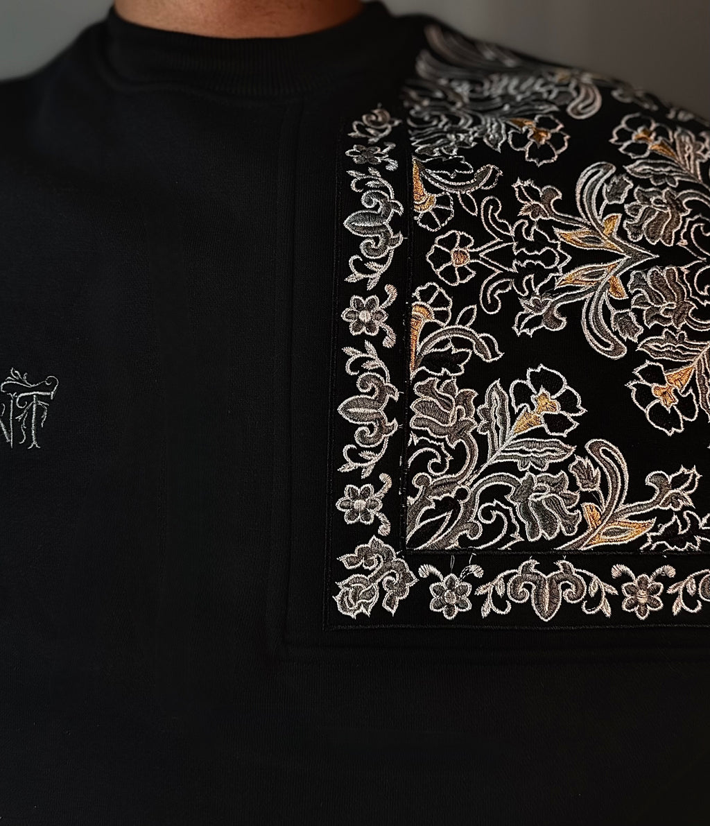 Vivant Wear sweatshirt featuring detailed embroidery and clean finish